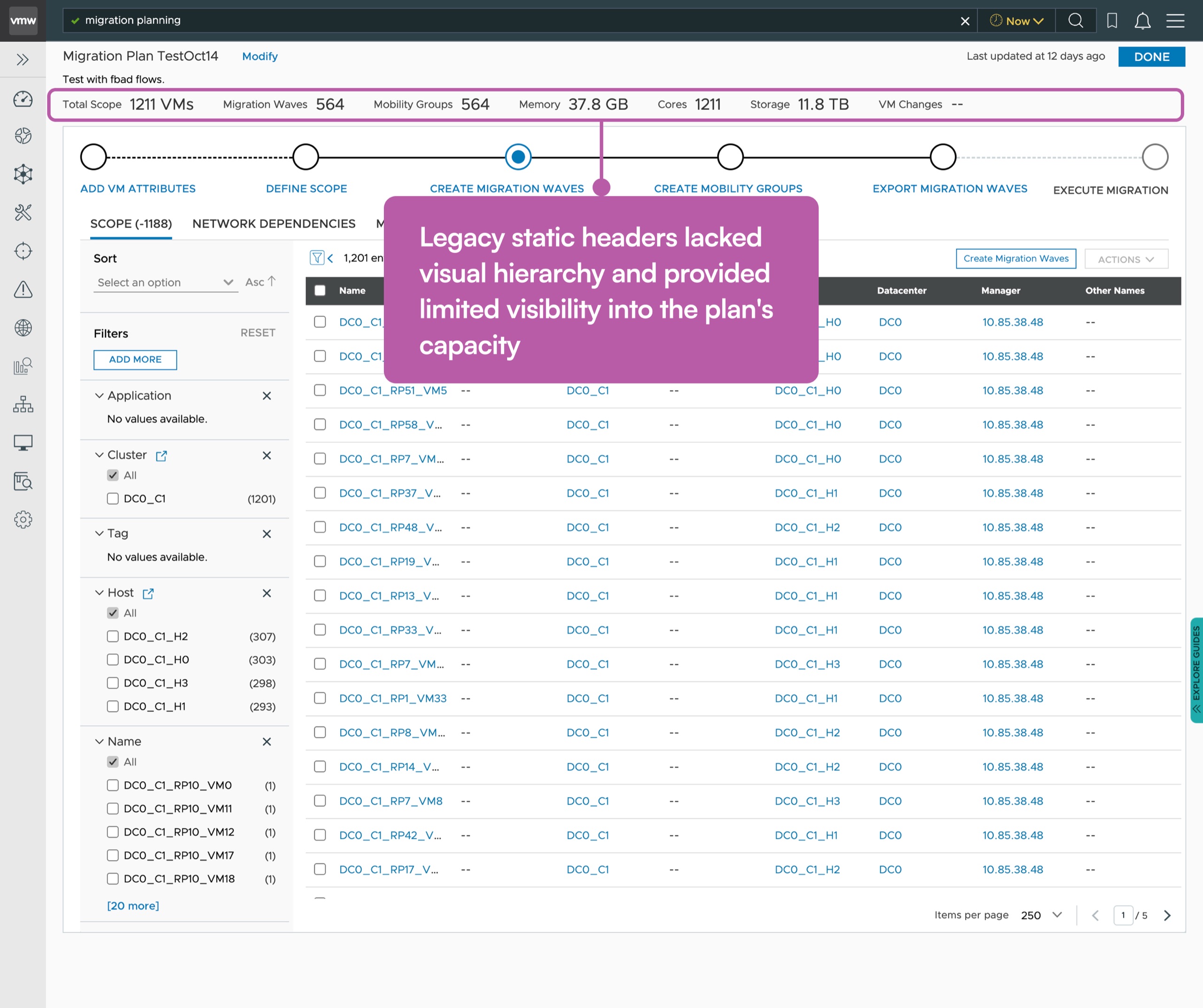 Workflow without persistent summary widget