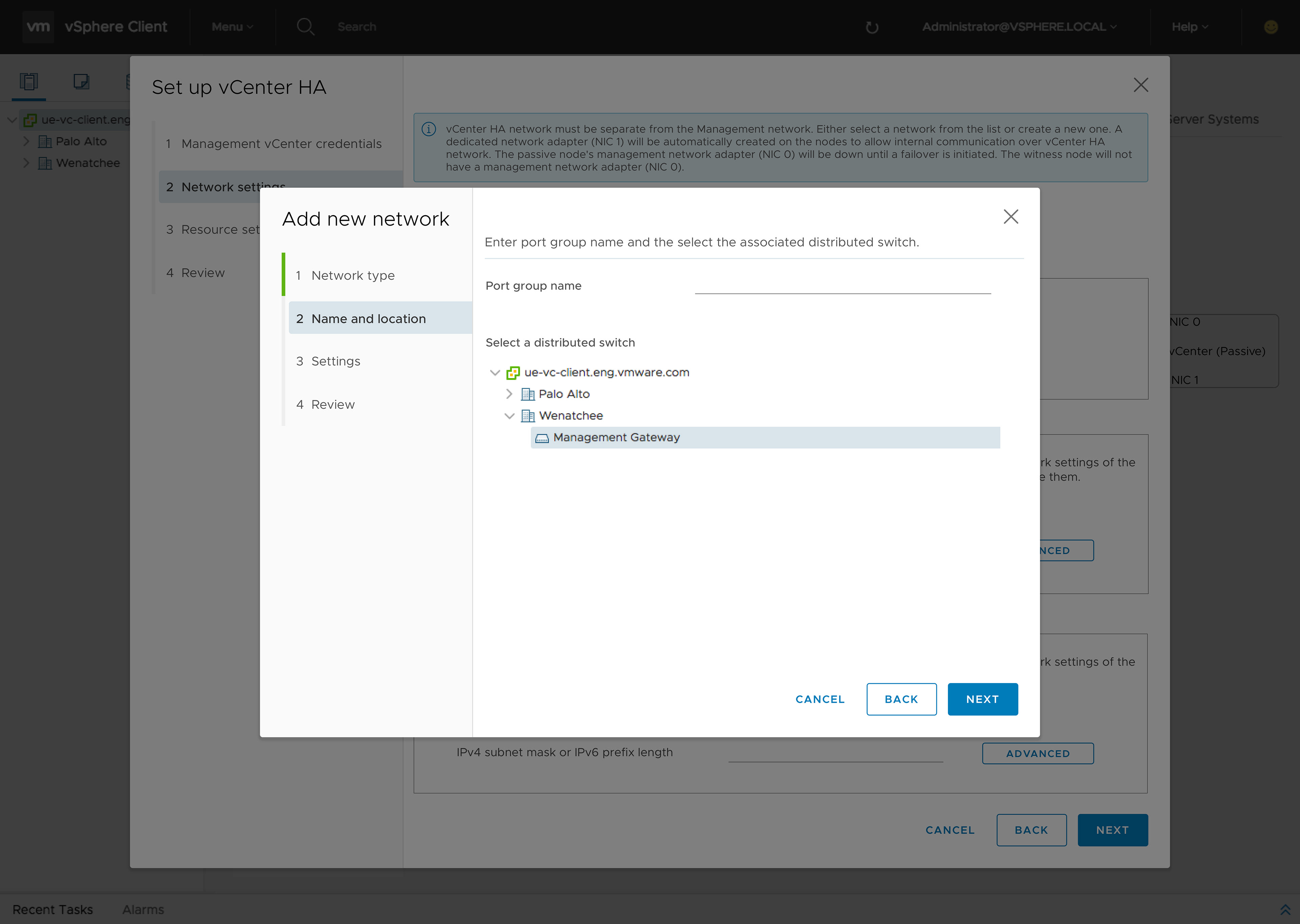 First iteration — mockup 5