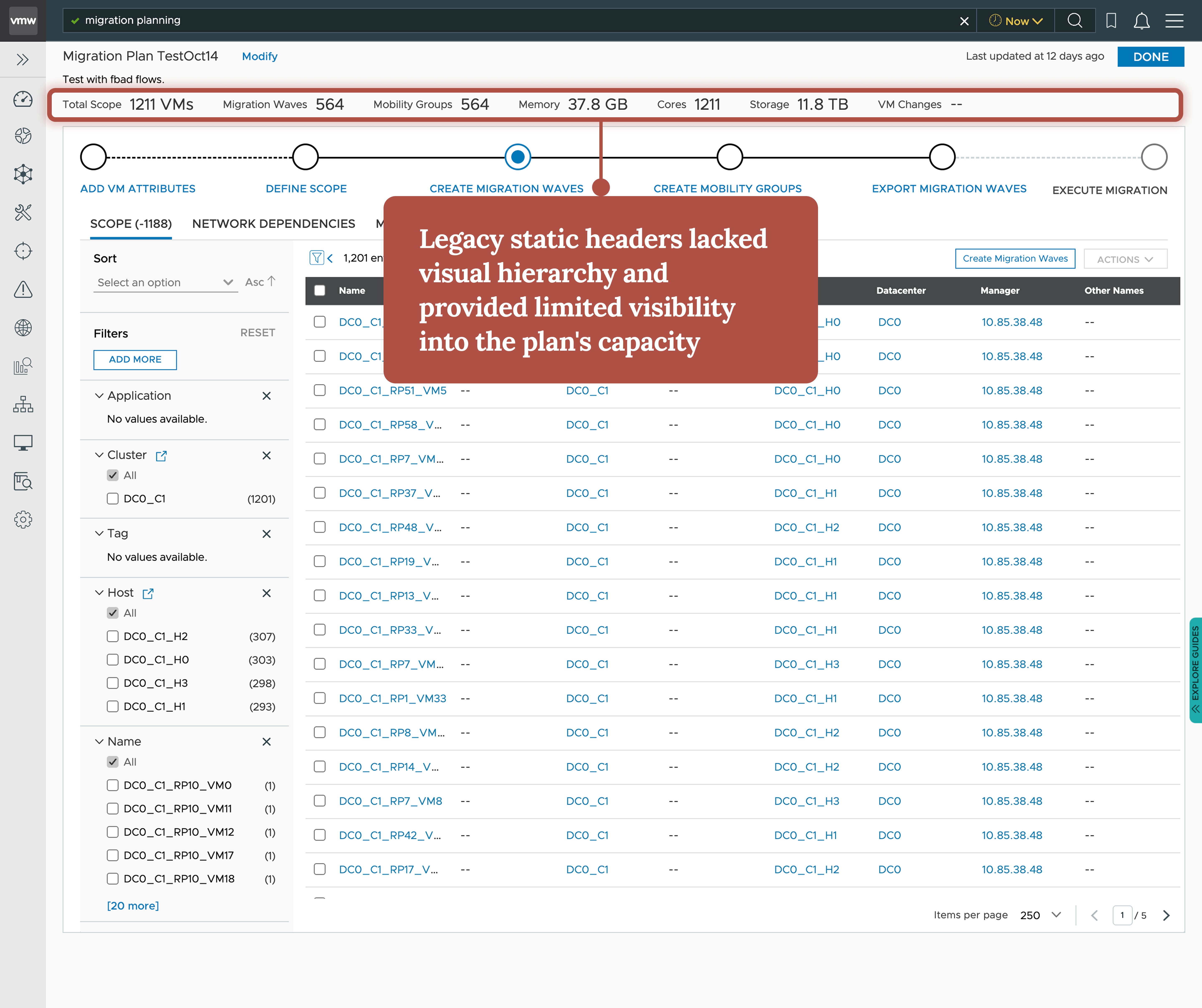 Workflow without persistent summary widget
